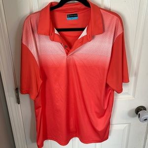 PGA Tour Golf Polo size XL - orange/peach color